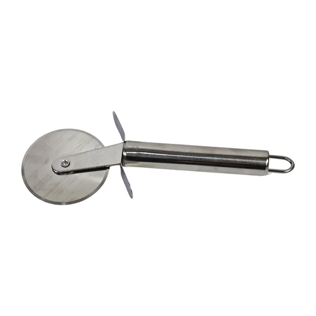 Stainless Steel Pizza Cutter – Sharp Rotary Blade & Ergonomic Handle