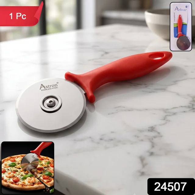 Stainless Steel Pizza Cutter – Sharp Slicer with Comfortable Handle