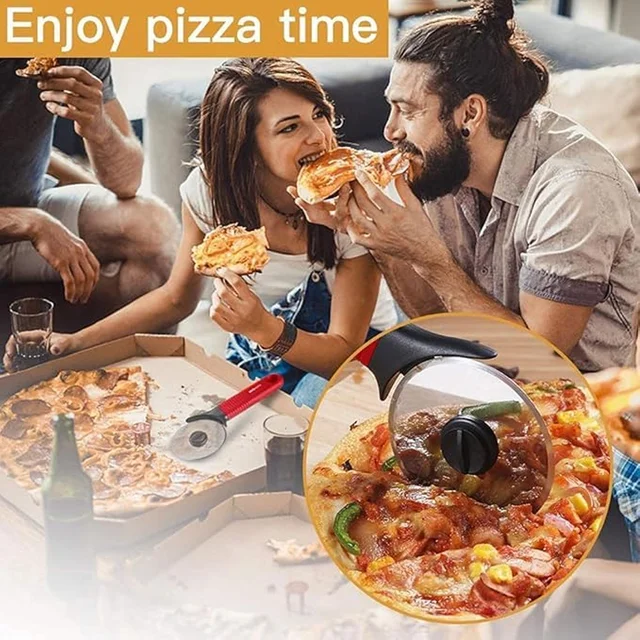 Stainless Steel Pizza Cutter – Sharp Slicer with Comfortable Handle