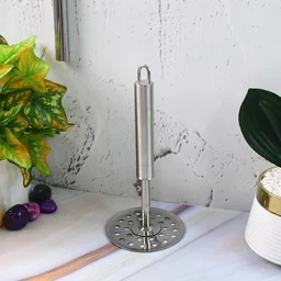Stainless Steel Potato Masher – Heavy Duty & Ergonomic Handle