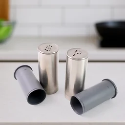 Stainless Steel Salt and Pepper Shaker Set – Durable & Stylish 2 Pc