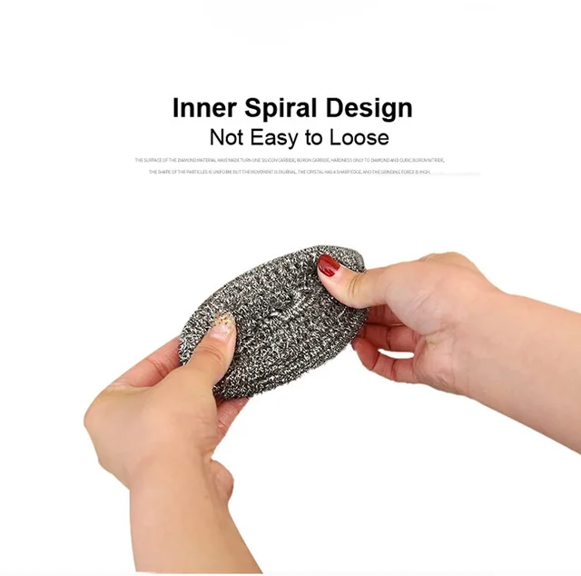 Stainless Steel Scrubber – Heavy Duty & Rust-Proof | Velvet Wipe