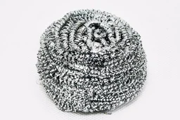 Stainless Steel Scrubber – Round, Heavy Duty (Pack of 12) | Indo Glow