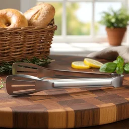 Stainless Steel Serving Tongs – Strong Grip & Multipurpose