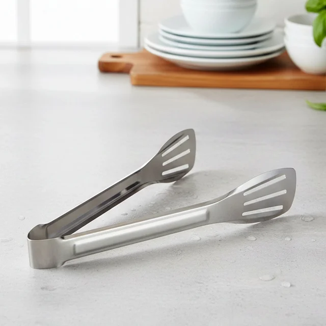 Stainless Steel Serving Tongs – Strong Grip & Multipurpose