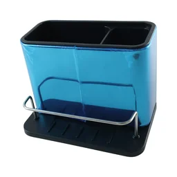 Stainless Steel Sink Caddy Organizer Rack Holder Kitchen Sponge Stand (1 Pc)