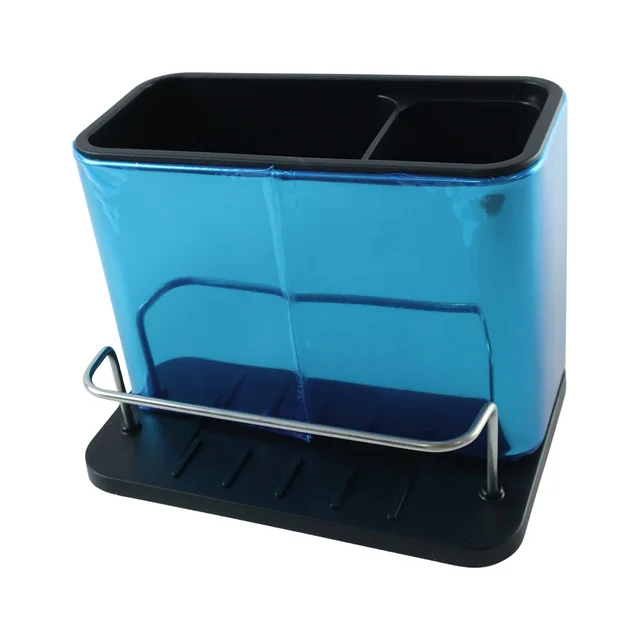 Stainless Steel Sink Caddy Organizer Rack Holder Kitchen Sponge Stand (1 Pc)