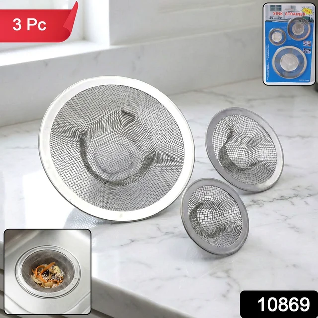 Stainless Steel Sink Drain Strainer Set – Prevents Clogs & Odors