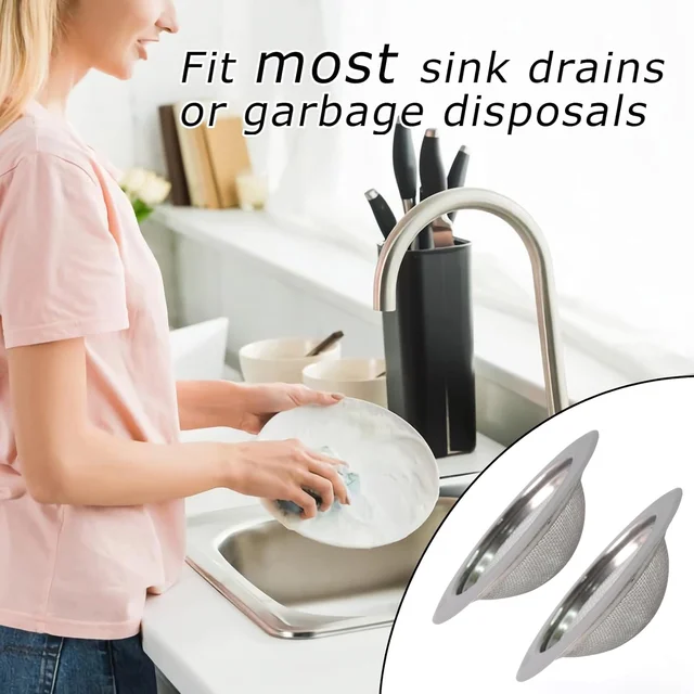 Stainless Steel Sink Strainer – Durable Anti-Clog Kitchen Filter