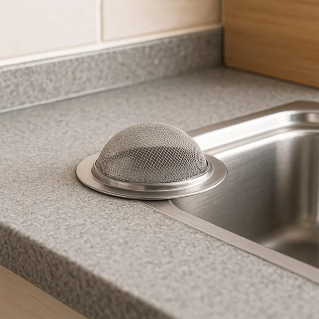 Stainless Steel Sink Strainer – Durable Anti-Clog Kitchen Filter