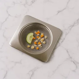 Stainless Steel Sink Strainer – Rustproof Square Filter