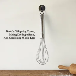 Stainless Steel Small Hand Whisk – Durable & Compact Kitchen Tool