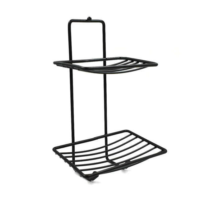 Stainless Steel Soap Rack – 2-Tier Bathroom Organizer | FreshAura