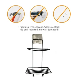 Stainless Steel Soap Rack – 2-Tier Bathroom Organizer | FreshAura