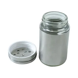 Stainless Steel Spice Jar – 2-in-1 Dual Dispensing with Window