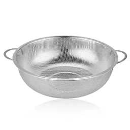 Stainless Steel Strainer Bowl – Multipurpose Kitchen Tool | Indo Glow