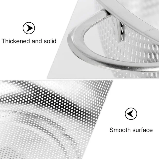 Stainless Steel Strainer Bowl – Multipurpose Kitchen Tool | Indo Glow