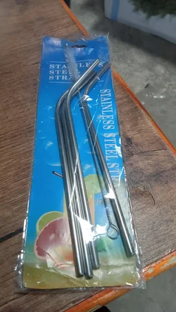 Stainless Steel Straws – Reusable Bent Set with Brush | Siplix