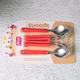 Stainless Steel Table Spoon Set – Durable, Comfortable Grip (6 Pc)