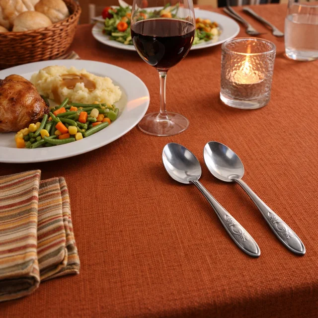Stainless Steel Table Spoons Set – Elegant 12-Piece Dining Set