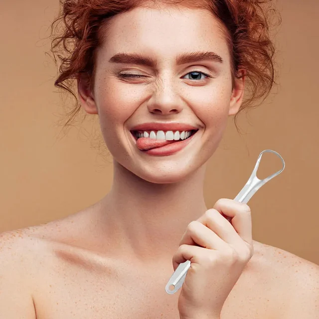 Stainless Steel Tongue Scraper – Oral Hygiene Tool with Case | MintGuard