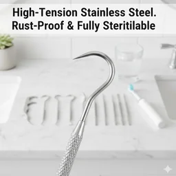 Stainless Steel Toothpick Set – 7-in-1 Portable Dental Kit | AuriGlam