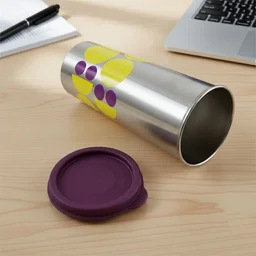 Stainless Steel Travel Tumbler 600 ML – Spill-Proof & Ergonomic