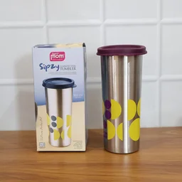 Stainless Steel Travel Tumbler 600 ML – Spill-Proof & Ergonomic