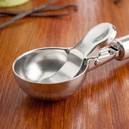 Stainless Steel Trigger Release Ice Cream Scoop Cookie Dough Scoope...