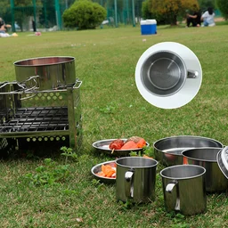 Stainless Steel Utility Mug – Durable Travel & Camping Cup