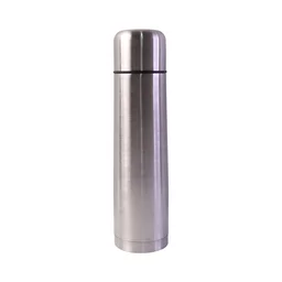 Stainless Steel Vacuum Flask – 1000ML with Carry Bag & Spoon