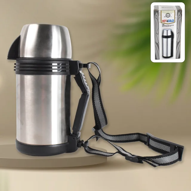 Stainless Steel Vacuum Flask Bottle 1200ml – Portable & Leakproof | Own Hydrate