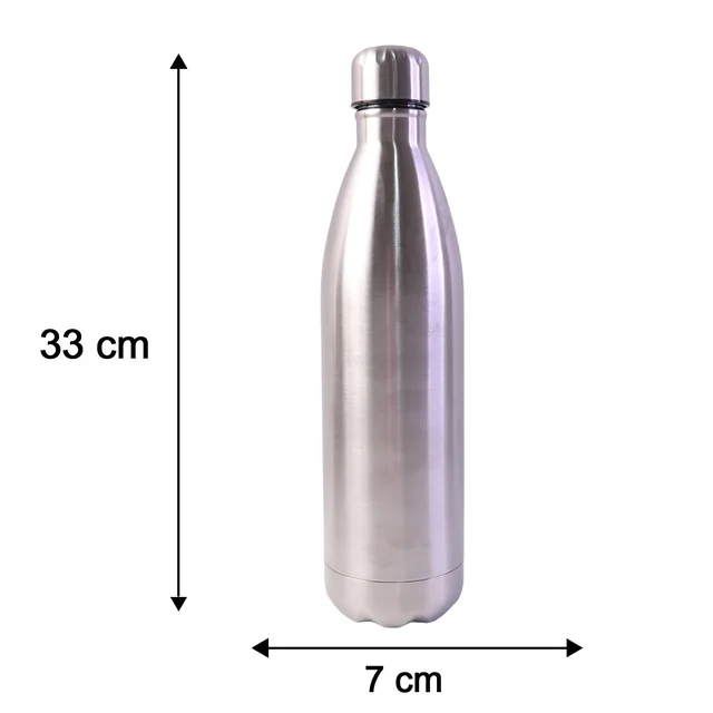 Stainless Steel Vacuum Insulated Water Bottle 1000 ML Hot Cold Flask (1 Pc)