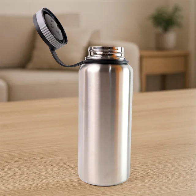 Stainless Steel Vacuum Insulated Water Bottle – Keeps Drinks Hot & Cold