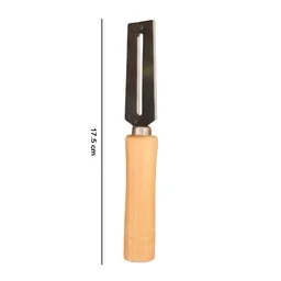 Stainless Steel Vegetable Peeler – Sharp, Comfortable Wooden Grip