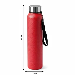 Stainless Steel Water Bottle 1000 ML – Leakproof & Insulated Red