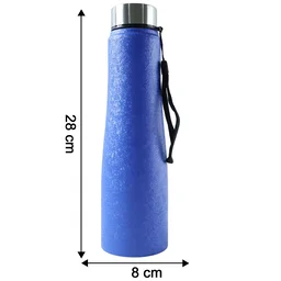 Stainless Steel Water Bottle 1000 ML – Leakproof with Carry Strap