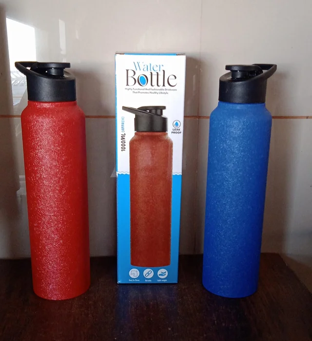 Stainless Steel Water Bottle – 1000ML Leakproof & Insulated
