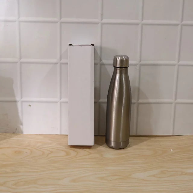 Stainless Steel Water Bottle 500ml – Leakproof Hydration for Travel