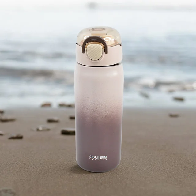 Stainless Steel Water Bottle 600ML – Leak-Proof & Reusable