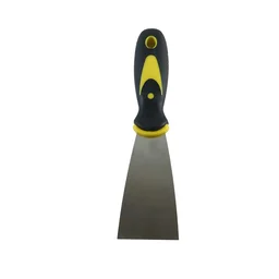 Stainless Steel Wide Blade Putty Knife Scraper with Ergonomic Handle (1 Pc)