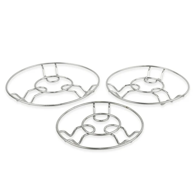 Stainless Steel Wire Trivet Set – Heat-Resistant 3-Pack