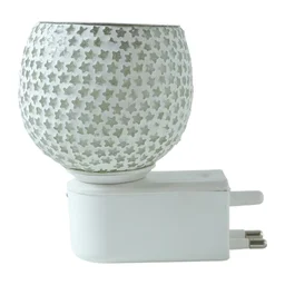Star Cut Glass Aroma Diffuser – Elegant Plug-In Night Lamp