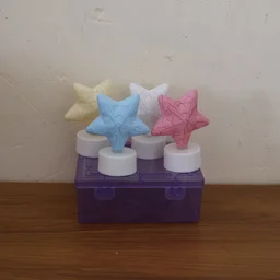 Star LED Tealight Candles (Set of 4) – Flameless Festive Decor