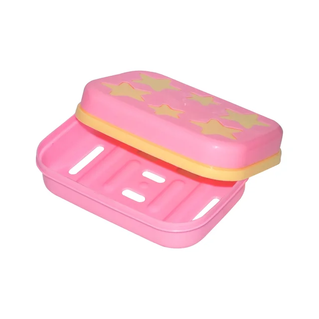 Star-Shaped Soap Case – Self-Drain Plastic Holder | VelvetBubbles