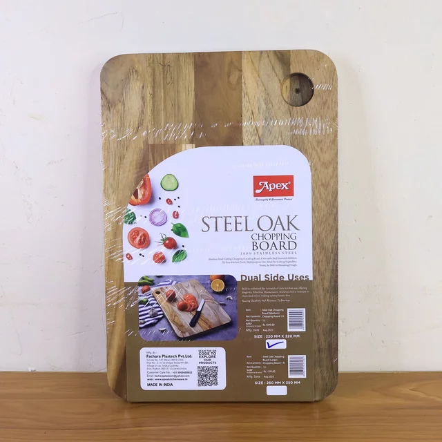 Steel Oak Cutting Board – Durable & Stylish Kitchen Tool