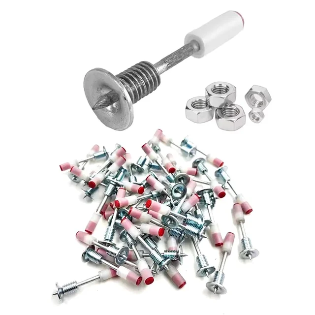 Steel Round Nails – Nail Gun Fasteners (10 Pcs) | Babyova