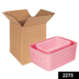 Storage Baskets Set – Multipurpose Shelf Organisers | Organivo