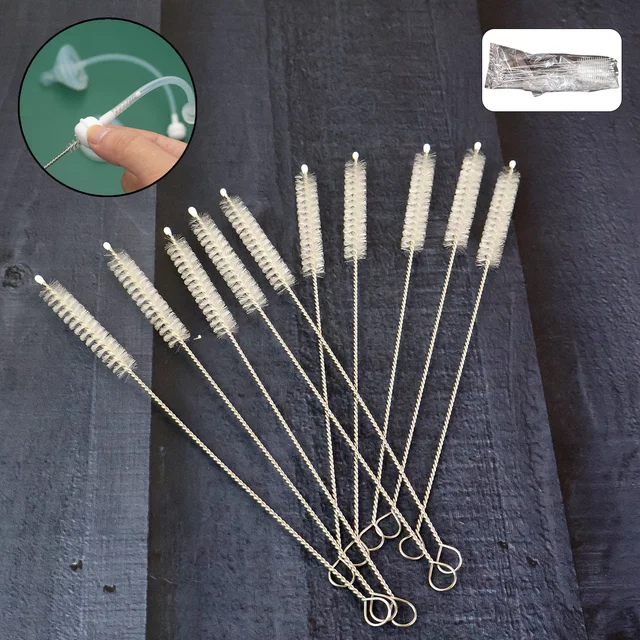 Straw & Bottle Cleaning Brush Set – 10 Pcs Deep Cleaning