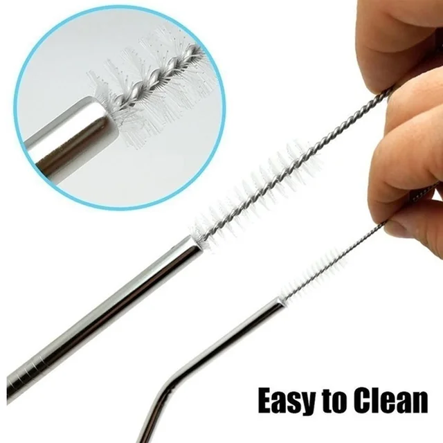 Straw Cleaning Brush – Stainless Steel & Nylon | storenzo